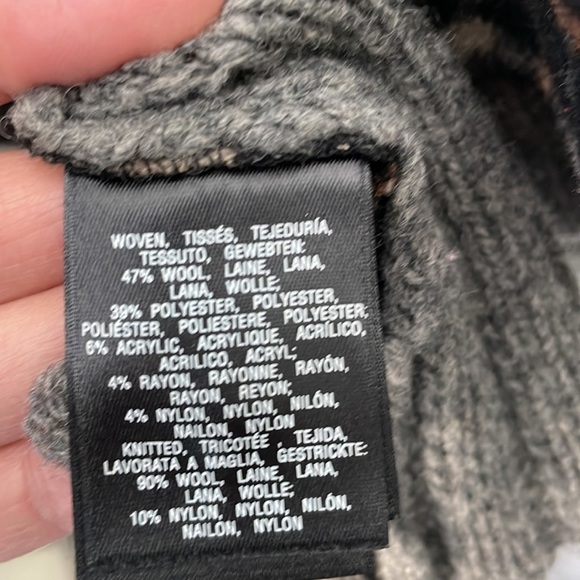 ANTHROPOLOGIE Moth Derry Plaid Flannel Sweater Jacket - Picture 11 of 11